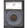 Image 1 : 1864 2C Two Cents Large Motto MS65 Brown S...