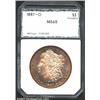 Image 1 : 1887-O S$1 Silver Dollar MS65 PCI (MS64 Qu...