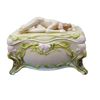 Image 1 : Lovely Porcelain Trinket Box depicting a slumbering nud