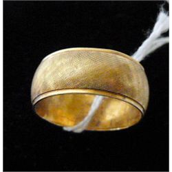 14Kt tested gold wedding band - 6.1Gram
