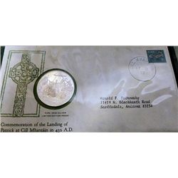 1972 St. Patrick's DAY Commemorative medal & Cachet