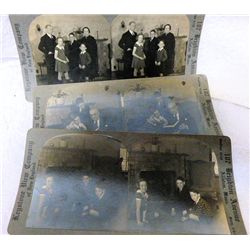 3 stero scope cards - Keystone View Company