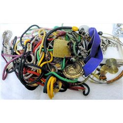Bag lot assorted jewelry  bolo ties