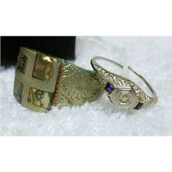 2 rings - total point 230 ounce