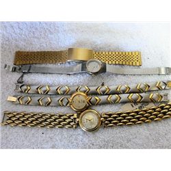 5 pc - 3 watches - band and matching bracelet