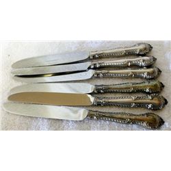 Gorham Sterling - stainless blades - knives