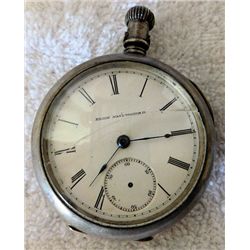 Pocket watch Elgin National - 4552  coin silver