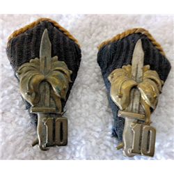 2 WW II Polish screw back badges