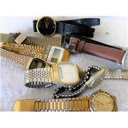 8 assorted men's watches