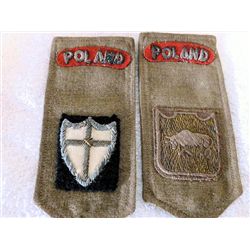 2  Polish Army shoulder applets
