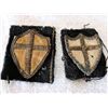 Image 1 : 2 Polish Army patches black w/shields & crosses