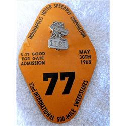 Indianapolis 52nd  500 miles sweepstakes