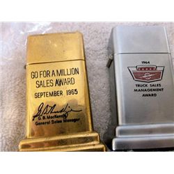 2 Heavy table lighters 1964