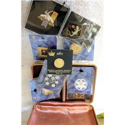 Box of assorted pins still in plastic