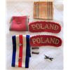 Image 1 : Assorted ribbons , patches and pins