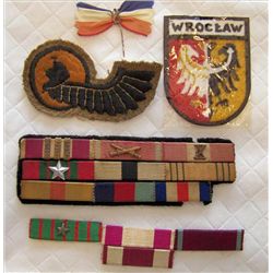 Polish Assorted ribbons and patches