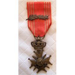 Military Medal with crossed swords