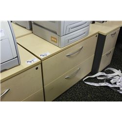 MAPLE 2 DRAWER LATERAL FILE CABINET