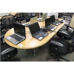 MAPLE 8FT OVAL BOARDROOM TABLE