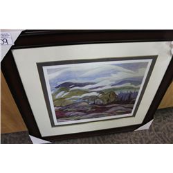 LIMITED EDITION PRINT "FOG CLEARING" BY AJ CASSON