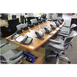 CHERRY 8FT BOARDROOM TABLE