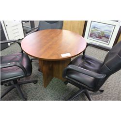 CHERRY ROUND CONFERENCE TABLE