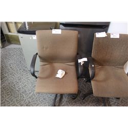 STEELCASE TAUPE PATTERNED OFFICE CHAIR