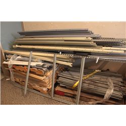 LARGE LOT OF EZRECT RACKING & SHELVES