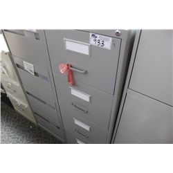 GLOBAL 4 DRAWER VERTICAL FILE CABINET