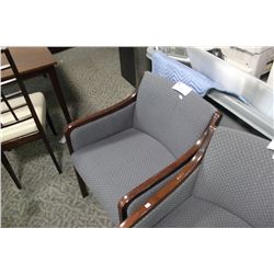GREY CLIENT CHAIR