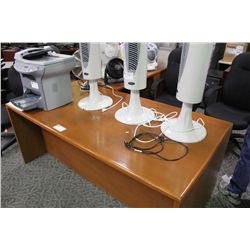 EXECUTIVE DESK WITH ROUND TABLE