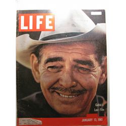 January 1961 Life Magazine; Gable's Last Film