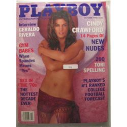 October 1998 Playboy; Cindy Crawford