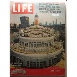 June 1955 Life Magazine; The 'Constitution' and Her Crew