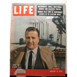 January 1956 Life Magazine; Henry Ford II ar River Rouge