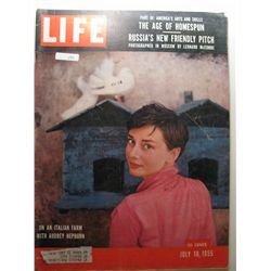 July 1955 Life Magazine; Audrey Hepburn