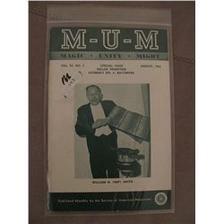 August 1962 Vintage M-U-M Magazine