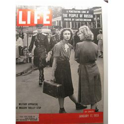 January 1955 Life Magazine; People of Russia