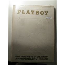 January 1969 Playboy Magazine; Fifttenth Holiday Anniversary Issue
