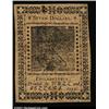 Image 2 : Continental Currency May 10, 1775 $7 Choic...