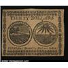 Image 2 : Continental Currency May 10, 1775 $30 Very...