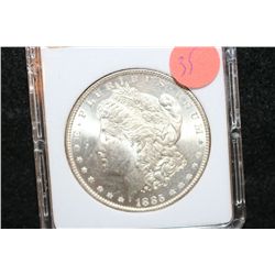 1885 Silver Morgan $1, MCPCG Graded MS63