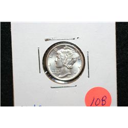 1939-D Mercury Dime, UNC