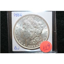 1886 Silver Morgan $1, BU