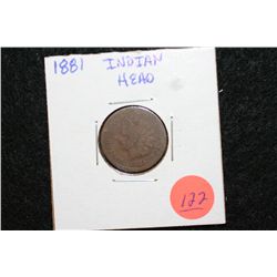 1881 Indian Head Penny