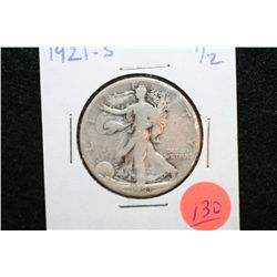 1921-S Walking Liberty Half Dollar