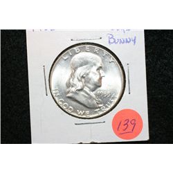 1955 Ben Franklin "Bugs Bunny" Half Dollar