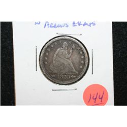 1853 Seated Liberty Quarter w/Arrows & Rays