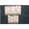 Image 2 : 2012 Copper Ingot, .999 Fine 1 Oz., lot of 5