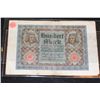 Image 1 : 1920 German 100 Fundert Mark Foreign Bank Note
